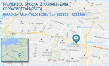 PORADNIA REUMATOLOGICZNA DLA DZIECI - PROMEDICA SPÓŁKA Z OGRANICZONĄ ODPOWIEDZIALNOŚCIĄ - PLAC WOLNOŚCI 17,  RZESZÓW