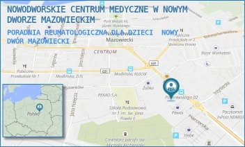 PORADNIA REUMATOLOGICZNA DLA DZIECI - NOWODWORSKIE CENTRUM MEDYCZNE W NOWYM DWORZE MAZOWIECKIM - PADEREWSKIEGO 7,  NOWY DWÓR MAZOWIECKI